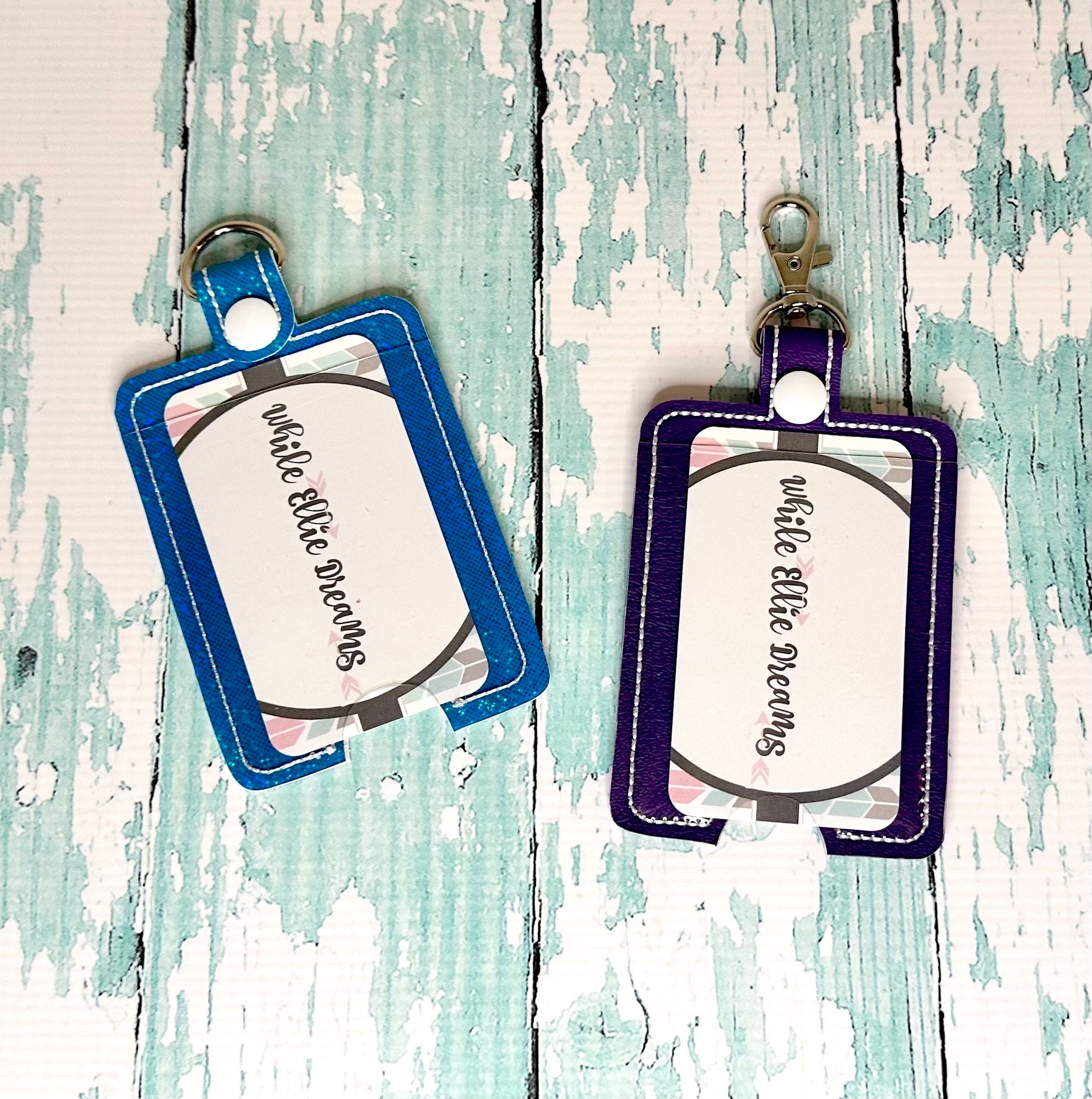 Identity-Plus: Clear/Opaque Open Faced Dual Double Sided Landscape ID - View #9