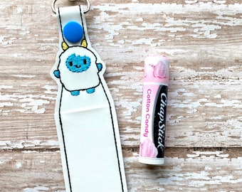 Lip Balm Holder, Yeti Lip Balm Keychain, Yeti Lip Balm Cozy, Yeti Chapstick Holder