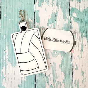 Volleyball ID Badge Holder, Badge Holder, iD Holder, Vertical ID Holder,  Special Edition—- Volleyball Badge ID Holder