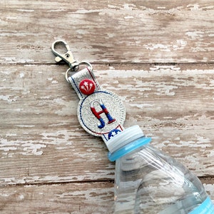 Water Bottle Holder-Personalized,  Bottle Holder, Water Bottle Clip, Bottle Clip  --- you choose from 70 Colors