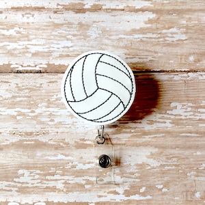 Volleyball Badge Reel, Nurse Badge Reel, ID badge reel, Retractable Badge Reel, Hospital Badge Reel, Volleyball Badge Reel
