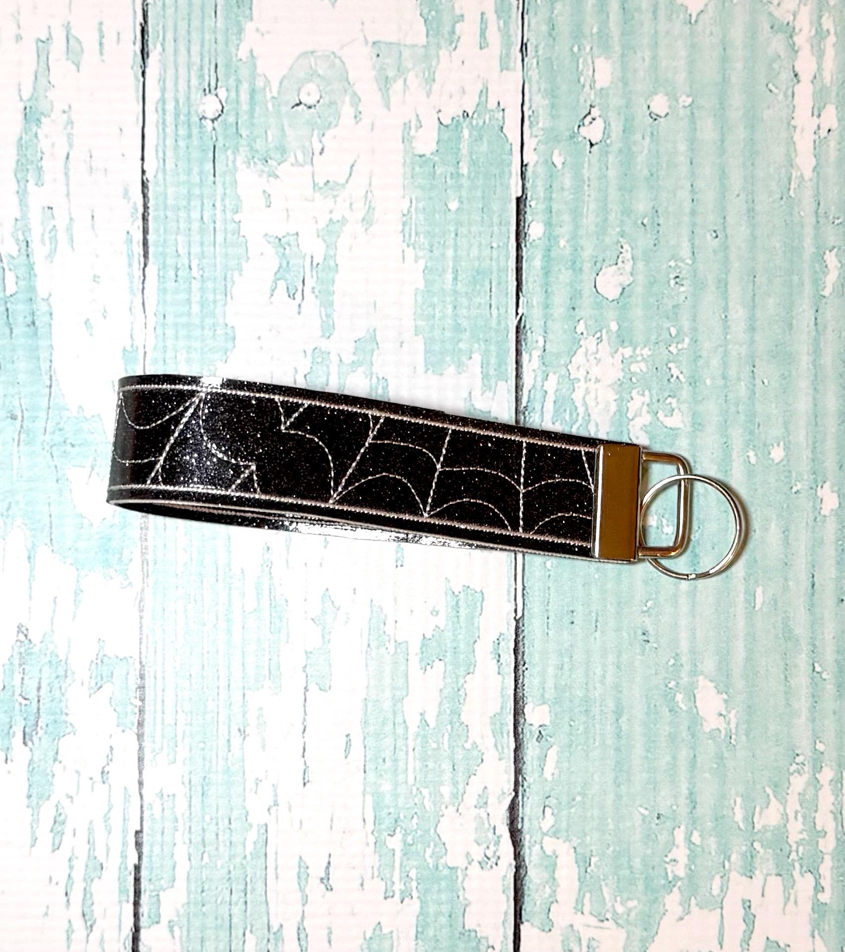 Spider Web Wrist Keychain, Spider Web Lanyard, Spider Web Wristlet—-70 Colors