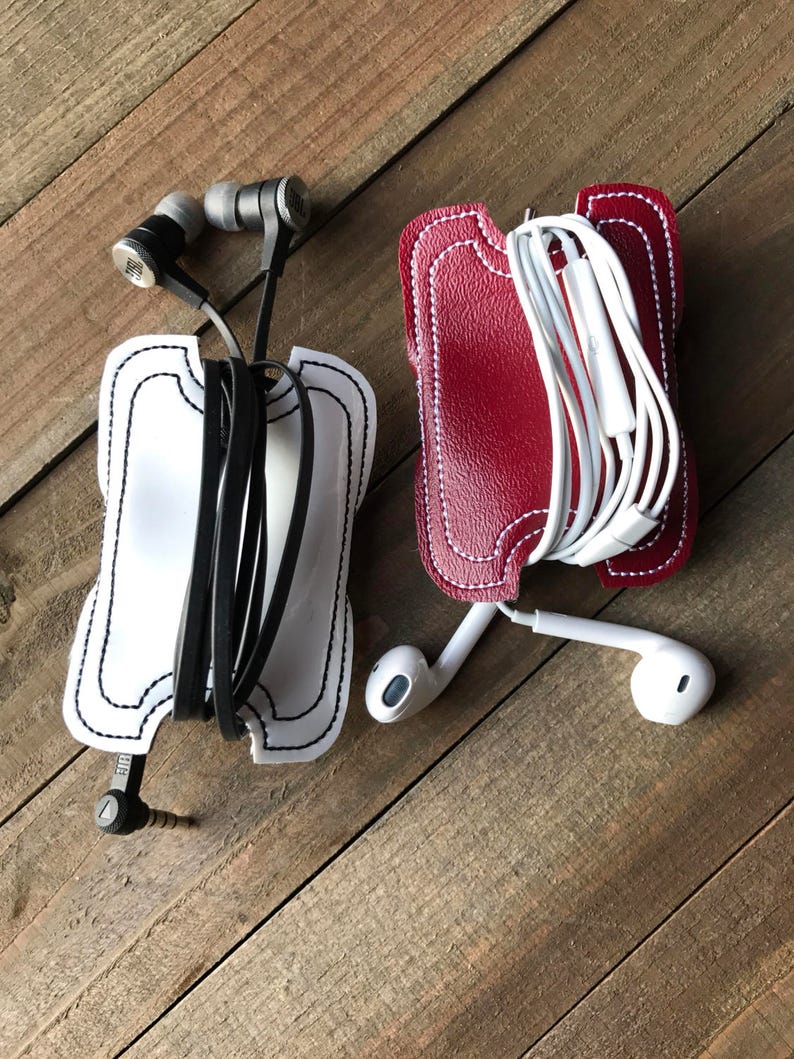 Ear Bud Holder Earbud Holder Ear Bud Wrap Earphone Holder Etsy