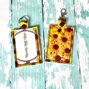 Porte-badge d'identification de tournesol, porte-badge, porte-carte d'identité, porte-carte d'identité vertical, tournesols en édition spéciale
