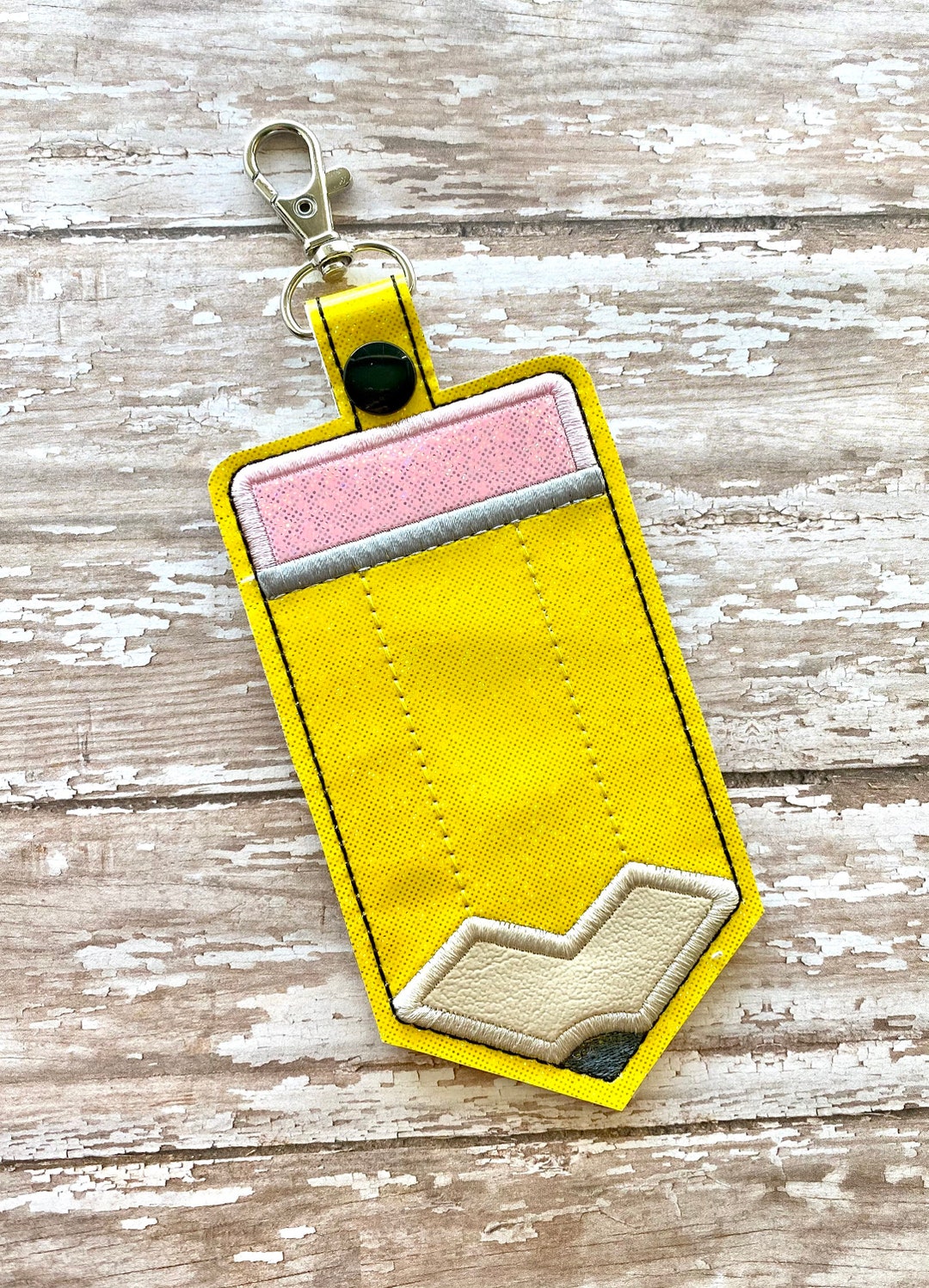 ID Badge Holder, Badge Holder, ID Holder, Vertical ID Holder, Pencil