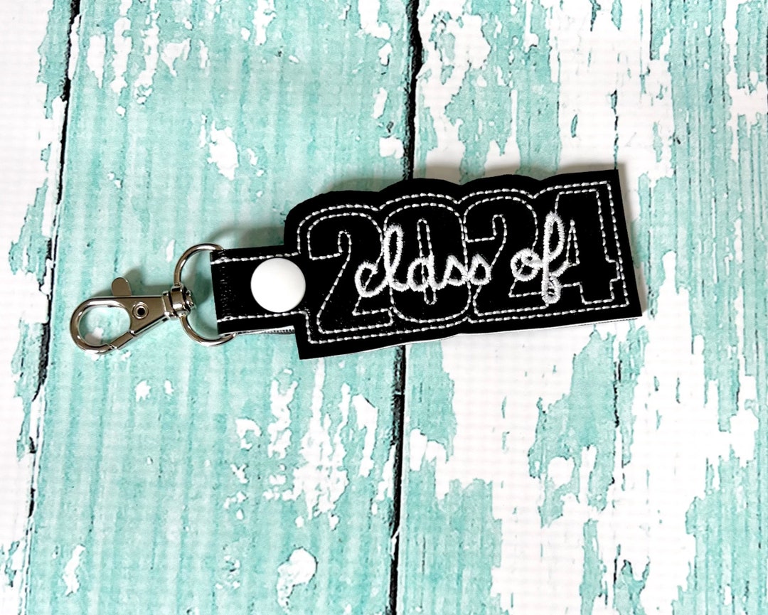 Class of 2024 Keychain, Class of 2024 Key Chain, 2024 Graduate Zipper