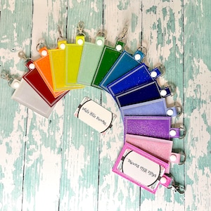 Sparkle ID Badge Holder, Badge Holder, iD Holder, Vertical ID Holder,  Special Edition—- You Choose Color