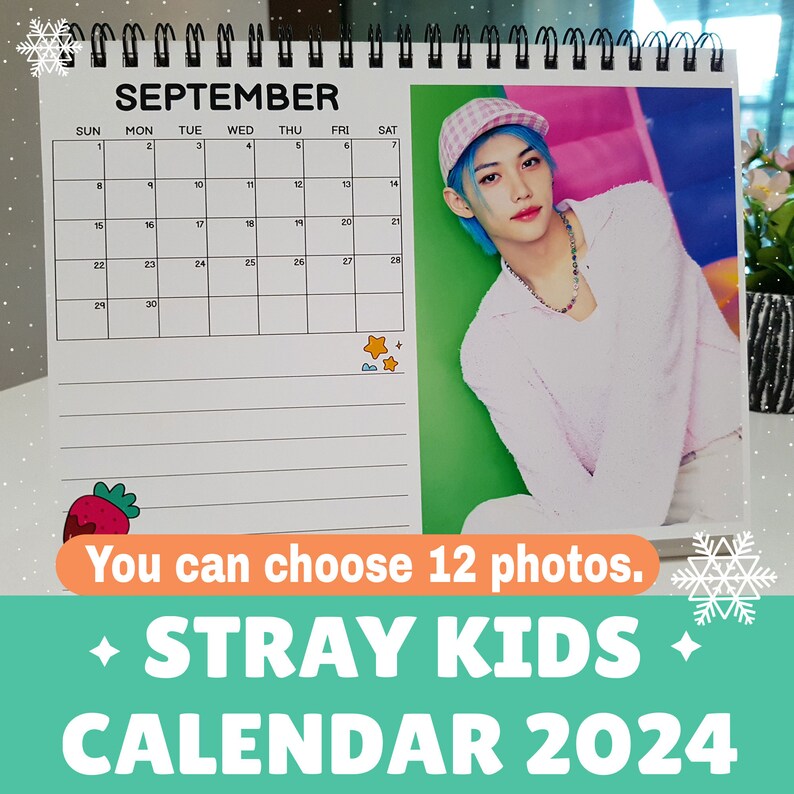 Stray Kids Calendar 2024 Bang Chan/lee Etsy Australia