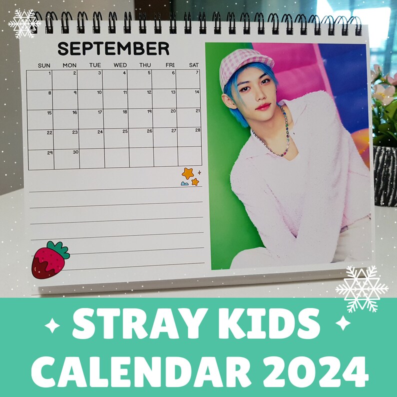Stray Kids Calendar 2024 Bang Chan/Lee Etsy.de