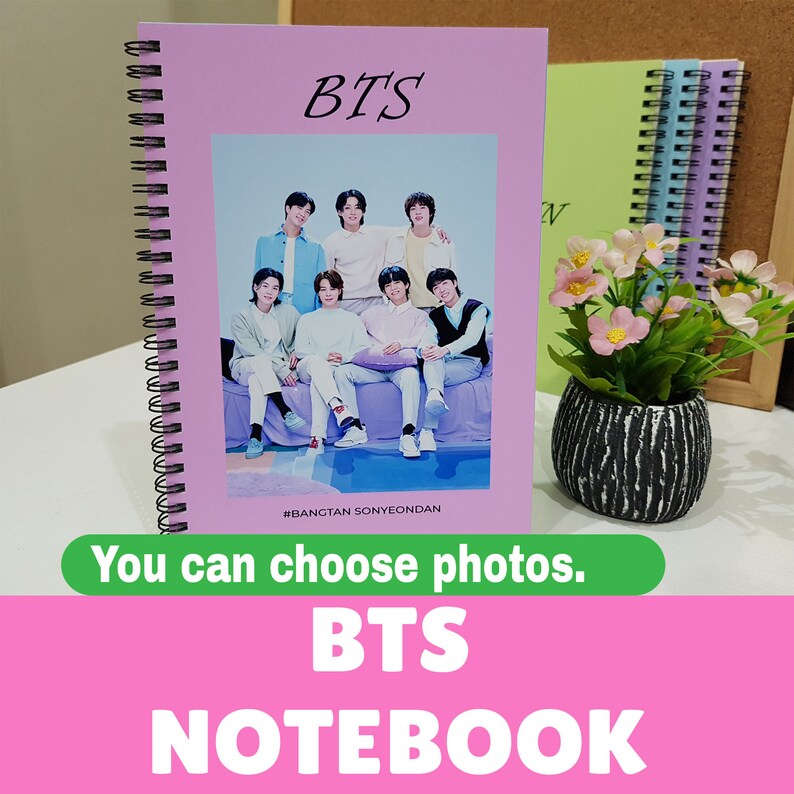 BTS Notebook Rm/jin/suga/jhope/jimin/jungkook/v Notebook A5 You Can
