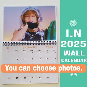 I.N Stray Kids Kalender 2025 / I.N Kalender 2025 / Stray Kids Kalender 2025 I.N Wandkalender 2025 Du kannst 13 Fotos auswählen