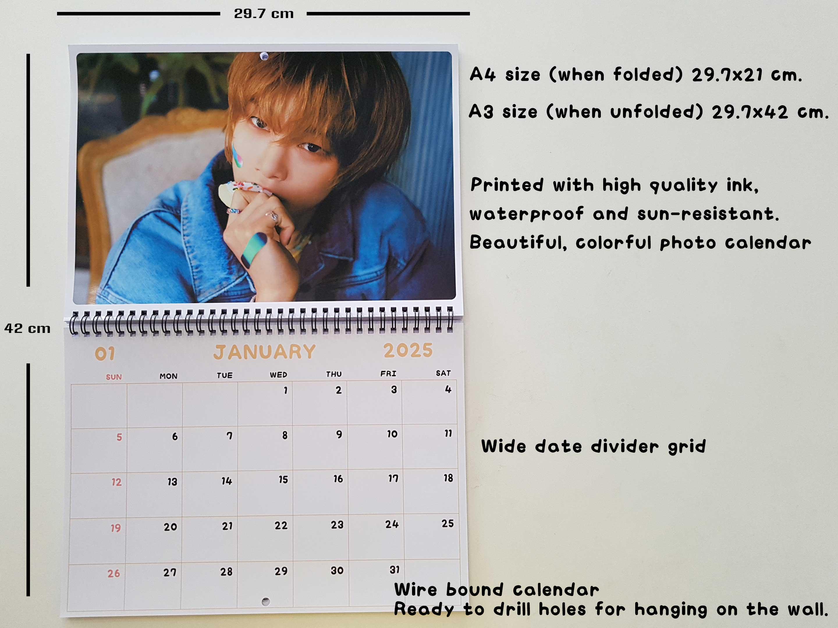 AHN HYO SEOP 2025 CALENDAR - THE PRESENT COMPANY STORE
