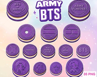 プリント＆カット BTS ステッカー、印刷可能な BTS ステッカー - 即時