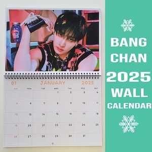 Bang Chan Streu Kinder Kalender 2025 / Bang Chan Kalender 2025 / Streu Kinder Kalender 2025 Bang Chan Wandkalender 2025 KPOP Kalender 2025