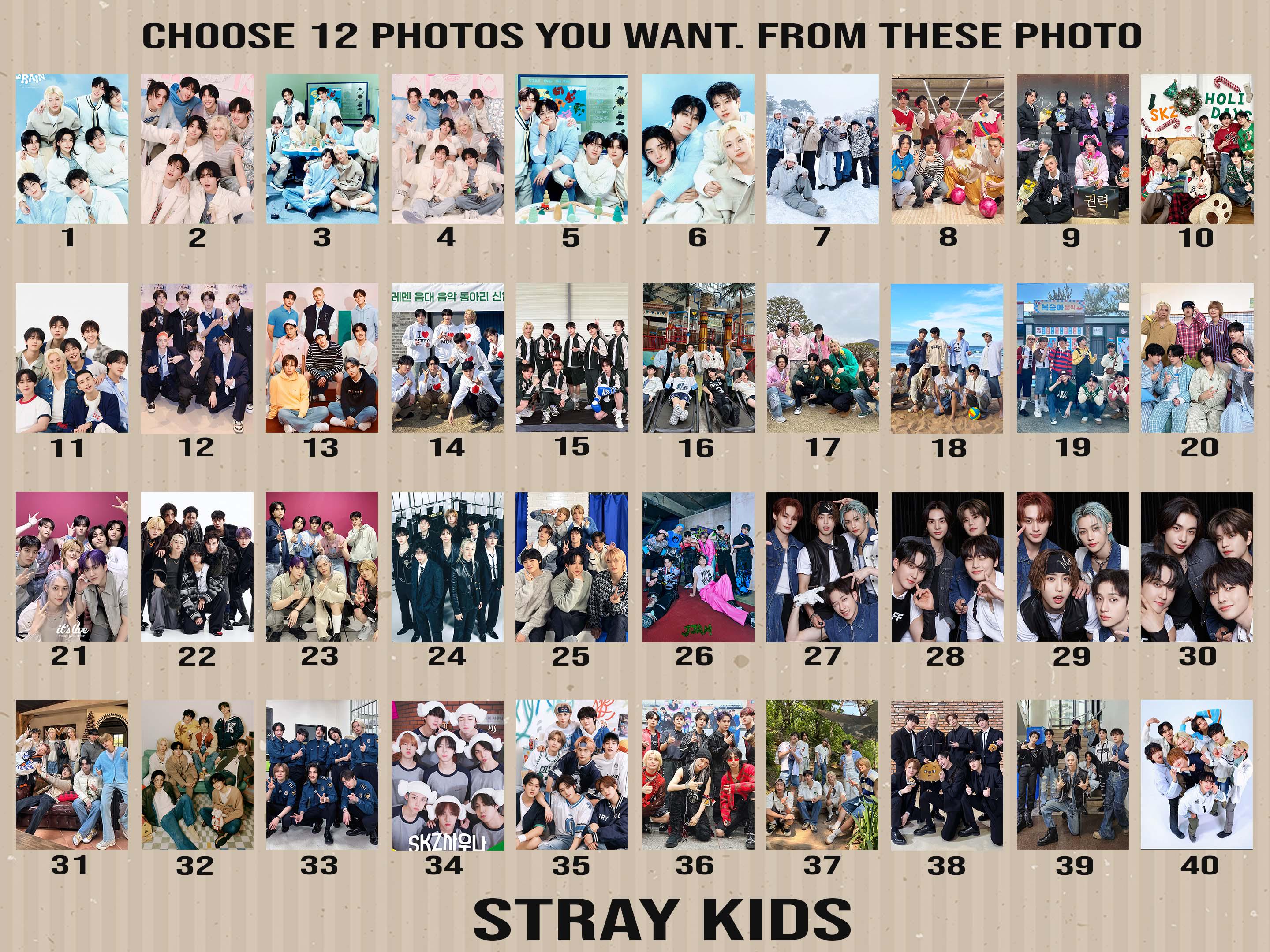 Calendario Da Scrivania Stray Kids 2026 Per Fan K-Pop – Foto HD Con Spirale, Formato 13x23 Cm, Regalo Per SKZ