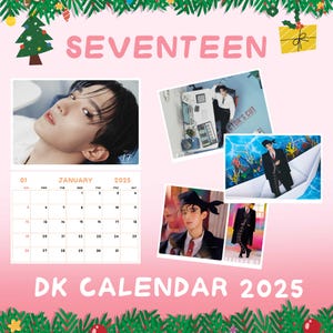 DK Kalender 2025 / Seventeen Kalender 2025 / DK Seventeen Wandkalender 2025 Sonntag Start & Montag Start A3 Größe