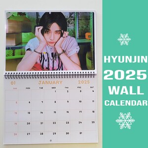 Hyunjin Stray Kids Kalender 2025 / Hyunjin Kalender 2025 / Stray Kids Kalender 2025 Hyunjin Wandkalender 2025 KPOP Kalender 2025