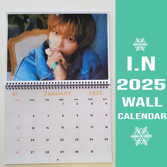 I.N Stray Kids Calendar 2025 / I.N Calendar 2025 / Stray