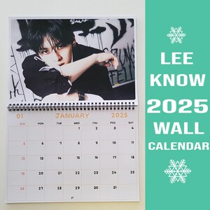 Lee Weiß Stray Kids Kalender 2025 / Lee Weiß Kalender 2025 / Stray Kids Kalender 2025 Lee Weiß Wandkalender 2025 KPOP Kalender 2025