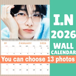 I.N Stray Kids Calendar 2026 / I.N Calendar 2026 / Stray Kids Calendar 2026 I.N Wall Calendar 2026 KPOP Calendar 2026