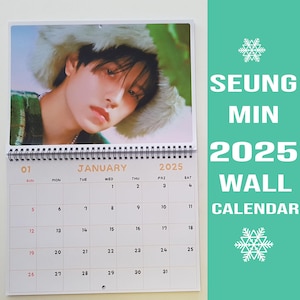 Seungmin Streukinder Kalender 2025 / Seungmin Kalender 2025 / Streukinder Kalender 2025 Seungmin Wandkalender 2025 KPOP Kalender 2025