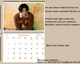 Cha Eun Woo Calendar 2025 / Cha Eun Woo Wall Calendar 2025 K