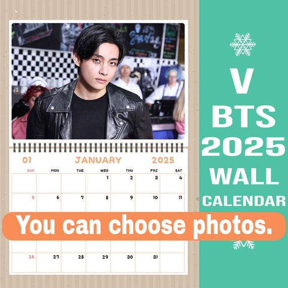 Official BTS Bangtan Boys 2021 Calendar - Square Wall Format