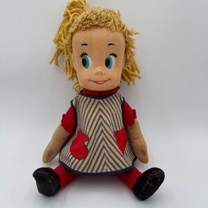 Vintage 1960's Matty Mattel's Sister Belle Pull String Talking Doll 18"