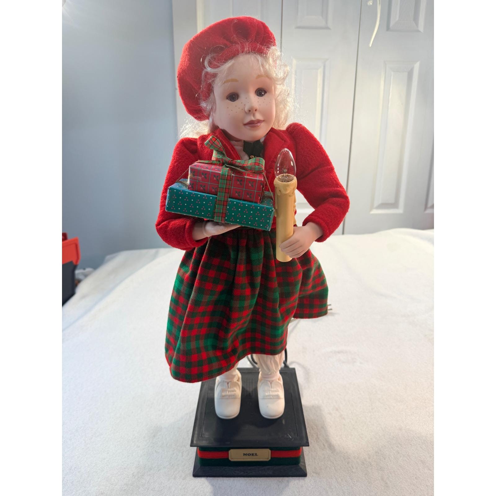 Vintage Noel Girl Figurines - Etsy