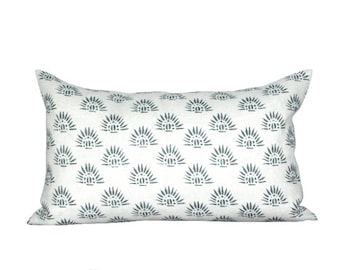 Pillow cover, Ray Jade, lumbar, geometric, Orange Olive Studio pillow