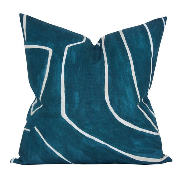 Orange Teal Throw Etsy