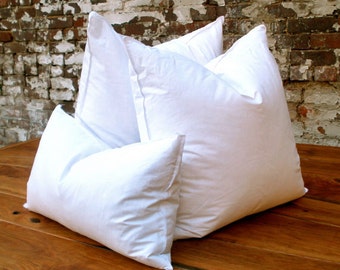 Feather/down pillow inserts