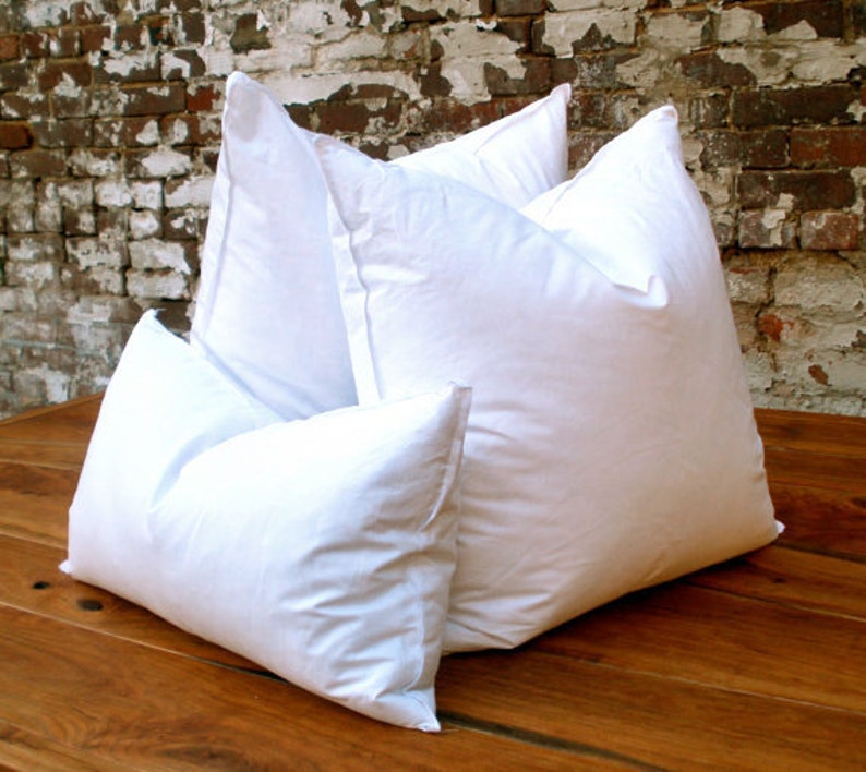 Feather/down pillow insert, home decor, throw pillow insert image 1