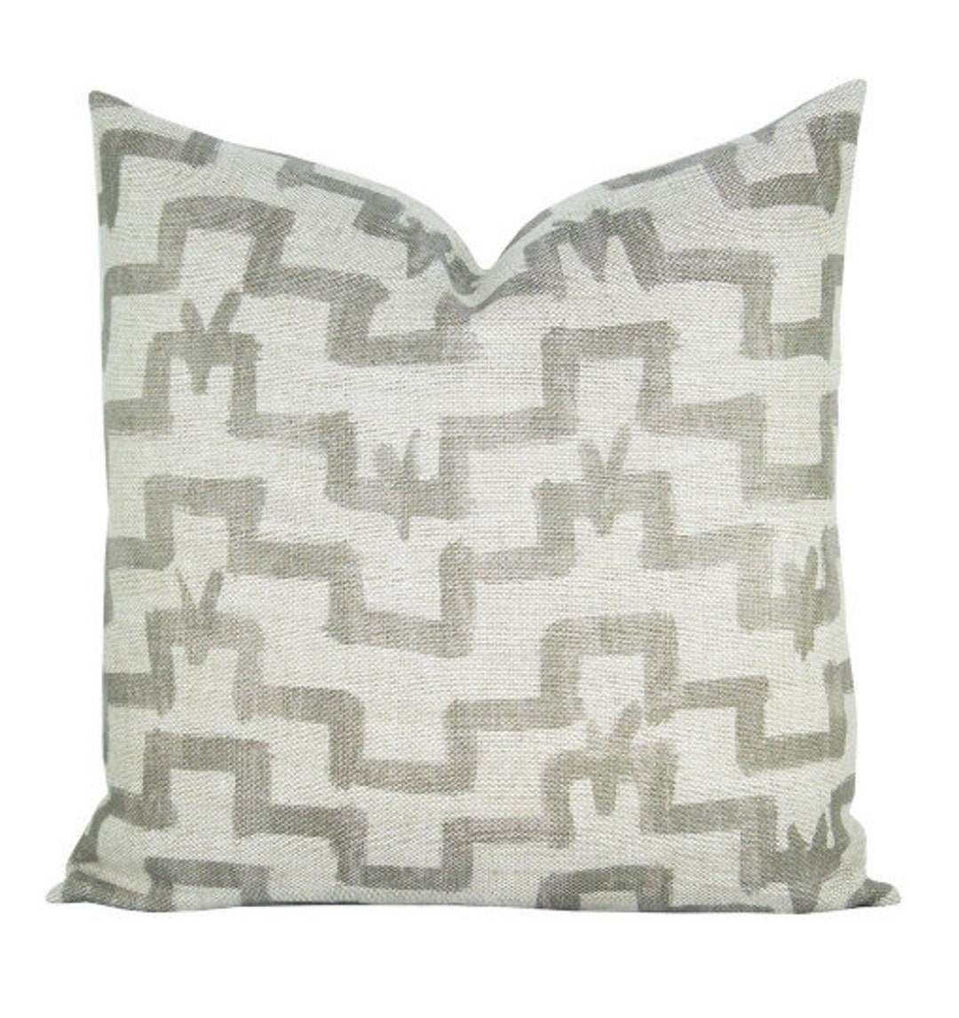 Pillow Cover, Tulum Khaki, Lumbar, Tribal, Orange Olive Pillow Cover Etsy