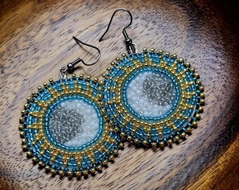 Moon Earrings, native made.
