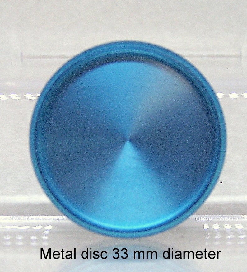 33 mm Turquoise Metal Binding Discs for discbound Planners Etsy