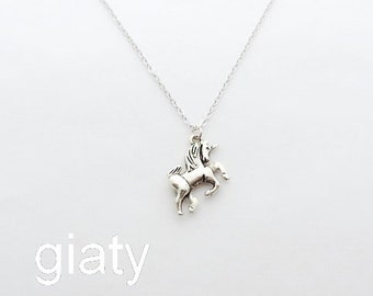 35% Off Mother’s Day Sale Unicorn Charm Necklace, Small Necklace, Charm Necklace, Dainty Necklace, Best Friend Necklace, Unicorn Necklace