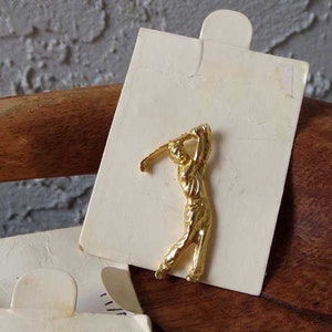 Vintage golf pin, golf tie tack, golf gift, gift for golfers, vintage golf pin, golf lapel pin