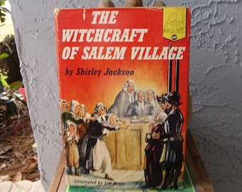 The Witchcraft of Salem Village by Shirley Jackson 1956, The Witchcraft of Salem Village, vintage mystery book