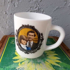 Royal Wedding coffee mug, Princess Diana coffee mug, Prince Charles, Charles and Diana royal wedding coffee cup