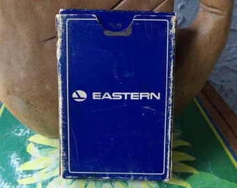 Eastern Airlines playing cards, vintage airline playing cards, Eastern Airlines, vintage deck of cards