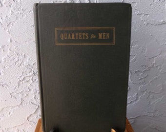 Quartets for Men by Daniel Protheroe and J.N. Rodeheaver Gospel Songs 1946, Gospel song book, sheet music book