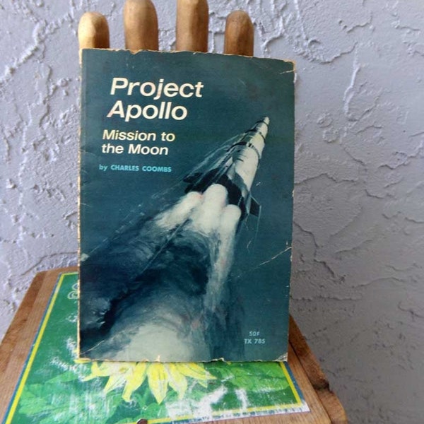 Project Apollo Mission to the Moon by Charles Coombs 1968,  Vintage Space book, Vintage Apollo book