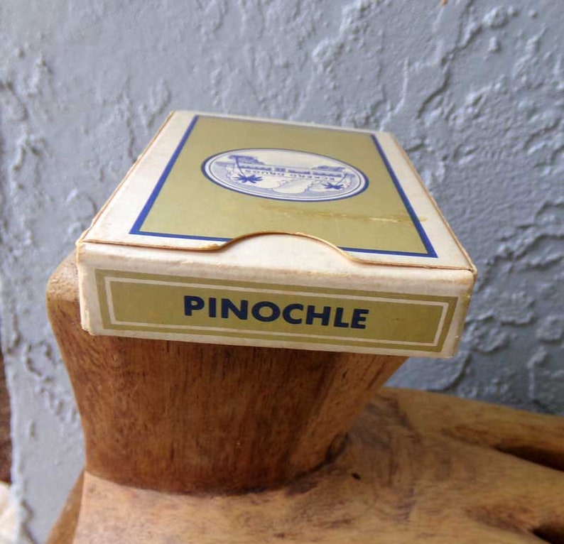 Vintage Pinochle playing cards, Eckerd Drugstore Standard playing cards, Pinochle cards image 9
