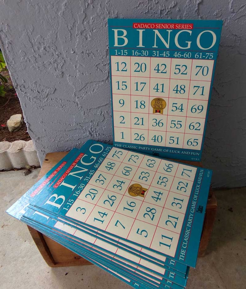 Large Print Bingo Cards Oversized Bingo Boards Large Bingo Etsy Singapore