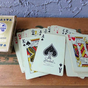 Vintage Pinochle playing cards, Eckerd Drugstore Standard playing cards, Pinochle cards image 4