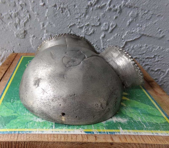 Medieval helmet, Medieval pewter helmet, Middle ages decor, medieval helmet reproduction View 6