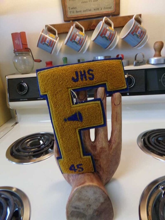 Varsity letter, Varsity Letter "F" 1945, F, varsit