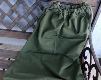 Military laundry bag, Barrack Bag, military issued laundry bag, Khaki green  laundry bag, laundry bag, laundry storage