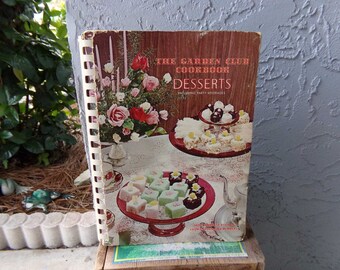 Favorite recipes of Home Economics Teachers Desserts 1963, dessert cookbook, Home Economics cookbook, vintage dessert cookbook